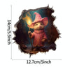 3D Cartoon Mouse Wall Stickers Home Kitchen Animal Decorative Decals, Model: CT70261G-T