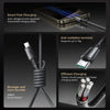 JOYROOM S-A50 3A 480Mbps Fast Charging Data Cable, Type-C to Type-C Cable, Length: 1.2m(Dark Gray)