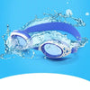 Star Pattern Anti-fog Silicone Swimming Goggles with Ear Plugs for Children(Blue)