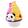 Slow Rebound Simulation Panda Ice Cream Decompression Vent Squeeze Toy Children Gifts(Pink Yellow)