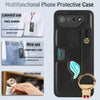 For Asus ROG Phone 7 / ROG7 Wristband Leather Back Phone Case(Black)