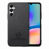 For Samsung Galaxy A25 5G Twill Fabric Leather Skin Back Phone Case(Black)
