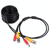 10m RG59 CCTV Video Power Cable (Black) - BNC & 2.1mm Plugs
