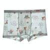 Boys Boxer Briefs Modal Summer Thin Short Pants, Size: XL(Green Dinosaur)