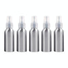 Refillable Glass Fine Mist Atomizers Aluminum Bottle, 100ml(Transparent)