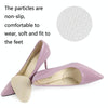 5 Pairs Anti-Slip Sole Pads For High Heels Gel Crystal Comfortable Half Pads, Colour: Transparent