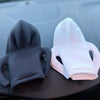 2pcs Car Gear Shift Brake Handle Hoodie Decorative Cover(Black)