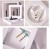 2 x Door Combo Kits Geometric Cube Solid Color Photography Photo Background Table Shooting Foam Props(White)