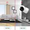 1080p HD Wireless Baby Monitor | 360° View | Night Vision | UK Plug | White