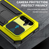 For Samsung Galaxy S25 5G R-JUST Sliding Camera Life Waterproof Holder Phone Case(Yellow)