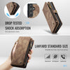For Samsung Galaxy S25+ 5G CaseMe 008 Detachable Multifunctional Leather Phone Case(Brown)