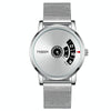 FNGEEN S230 Men Non-Pointer Quartz Watch(White Mash White Steel White Surface)