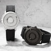 EUTOUR E030 Magnetic Ball Men Bezel-Free Design Watch(Black Net Strip)