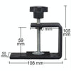 Universal Racing Game Simulation Linear USB Drift Handbrake Desktop Fixing Bracket