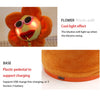Sunflower Sax Style Bluetooth Plush Children Adult Toy ,Support USB Charging & Battery(Orange)
