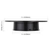25cm 360 Degree Electric Rotating Mirror Surface Turntable Display Stand Video Shooting Props Turntable for Photography, Load 3kg, Powered by Battery(White)