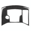 Car Carbon Fiber Electronic Handbrake Panel Decorative Sticker for Mazda CX-5 2017-2018, Left Drive