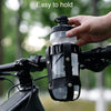 Outdoor Anti Shake Bicycle Water Bottle Holder Cycling Cup Carrier(Black Net+Black Holder)