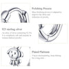 Simple Animal Earrings Dog Earrings S925 Sterling Silver Jewelry