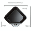 5kg/1g Kitchen Electronic Scale Coffee Scales Baking Food Scale Pallet Scale Pet Scale(Black Yellow)