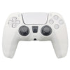 For Sony PS5 Silicone Gamepad Protective Case(White)