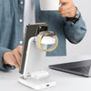 S90-3 3-in-1 Magnetic Folding Wireless Charger Phone Earphone Watch Fast Charging Stand(Black)