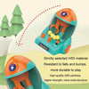 Children Rocket Grab Ball Machine Toys Mini Simulation Catching Crane Model(Purple Green)