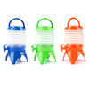 Multi-functional Outdoor Camping Telescopic Folding Retractable Beer Water Storage Bucket Drinking Water Outdoor Tools, Capacity: 5L(Green)