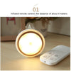 CL037 Warm White Light Infra-red Remote Control LED Night Light , USB Charging Bedroom Wall Light, Remote Control Dstance: 3-5m