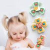 A6 Baby Sucker Rotary Toys Fun Fingertip Spinning Top Bathing Water Toys(Bee + Snail + Butterfly + Lachaou Worm)