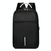 16 inch Men Password Lock Backpack Business Casual Anti-Theft Computer Bag With External USB Port(Black)
