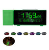TS-P30 Multifunctional Night Light Alarm Digital Clock with FM Radio & Temperature / Humidity Display & IR Sensor Function(Green)