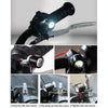 2 PCS 12V 3W Eagle Eyes LED Light For Motorcycle Wire Length: 45cm(Blue Light)