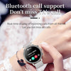 V60 1.39 Inch Health Monitoring Multifunctional Waterproof Bluetooth Call Smart Watch, Color: Gold Steel