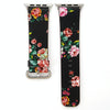 Fashion Pastoralism Style Little Floral Pattern Women Watch Leather Wrist Band For Apple Watch Series 7 41mm / 6&SE&5&4 40mm / 3&2&1 38mm