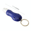 2 in 1 Mini Car Safety Rescue Hammer Life Saving Escape Emergency Hammer Seat Belt Cutter Window Glass Breaker (Blue)
