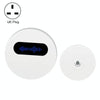 Self-Powered Wireless Doorbell, 180m Range, IP68, UK Plug, White