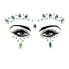 3 PCS  Forehead Green Masquerade Makeup Acrylic Face Sticker