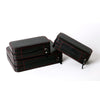PU Leather Full Carbon Fiber Zipper Watch Bag Watch Storage Display Box, Style:  04 Watch Position