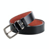 Dandali L8026 Men Casual Antique Alloy Buckle Leather Belt Waistband, Size: 110-125cm (Black)
