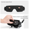 For DJI Goggles 2 / Avata Goggles STARTRC PU Dustproof Memory Card Storage Holder Lens Cover Antenna Storage Cover(Black)