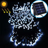 200 LEDs Outdoor Waterproof Christmas Festival Decoration Solar Lamp String, Length: 22m(White)
