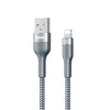 REMAX RC-064i Sury 2 Series 1m 2.4A USB to 8 Pin Data Cable for iPhone, iPad(Silver)