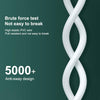 WK WDC-136 USB to 8 Pin 3A Fast Charing Data Cable(White)