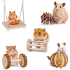 11 Pcs Small Pet Toys | Wood Chew Toys Hamster Rabbit Guinea Pig Parrot