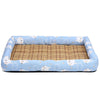 Cooling Pet Mat 77x62cm (XL) Breathable Rattan & Linen