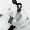 Waterproof Dog Raincoat, Reflective, L (4-5kg), Matte White