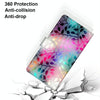 For Alcatel 1L (2021) Coloured Drawing Cross Texture Horizontal Flip PU Leather Case with Holder & Card Slots & Wallet & Lanyard(Translucent Glass)