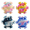 5 PCS Silicone Suction Cup Ball Decompression Toy(Mixed Blue)