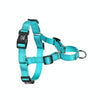 Reflective Dog Harness XL Green - Nylon Chest Strap with D-Ring